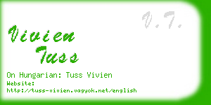 vivien tuss business card